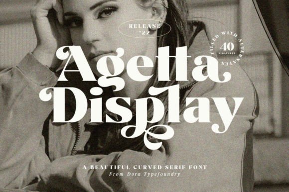 Agetta Display Font for Business Branding