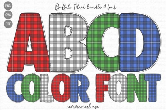 Buffalo Plaid Font for Creative Projects