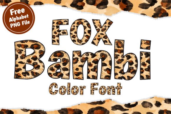 Fox Bambi Font for Creative Projects