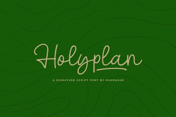 Holyplan Font for Web Design