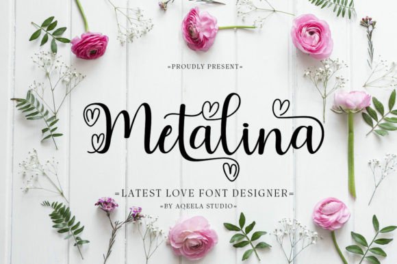 Metalina Font for Web Design