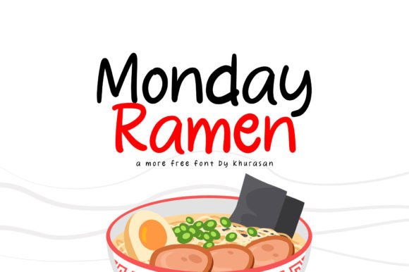 Monday Ramen Font Review