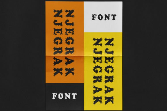 Njegrak: A Bold Font for Impactful Design