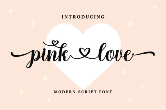 Pink Love Font for Elegant Branding