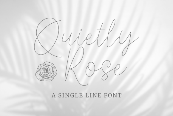 Quietly Rose Font for Elegant Branding