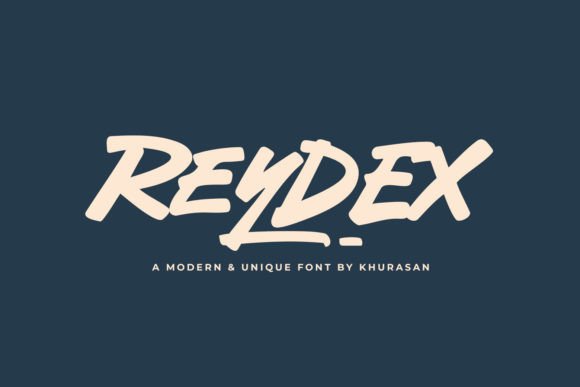 Reydex: A Bold Brush Font for Business