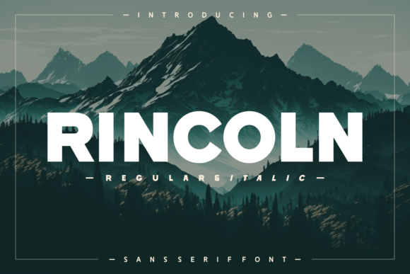 Rincoln Font: Modern Design for Makers
