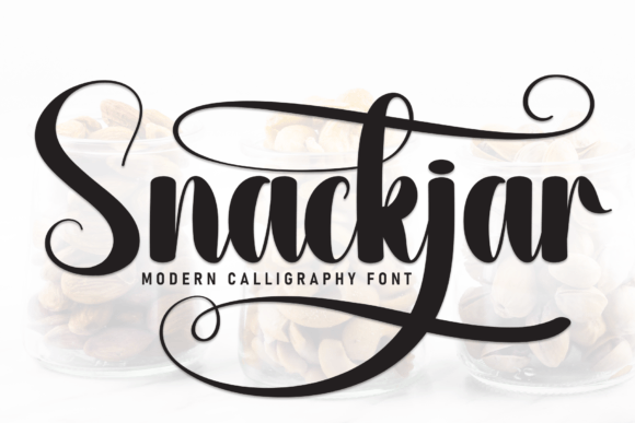 Snackjar: A Stylish Script Font