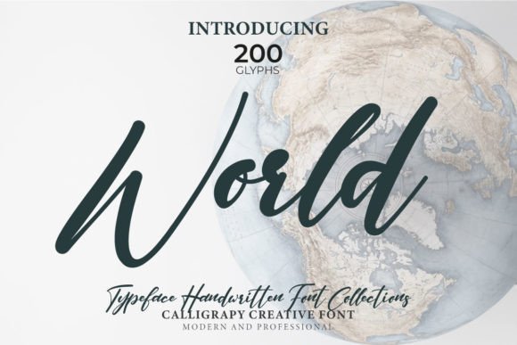 World: A Stylish Font for Digital Design